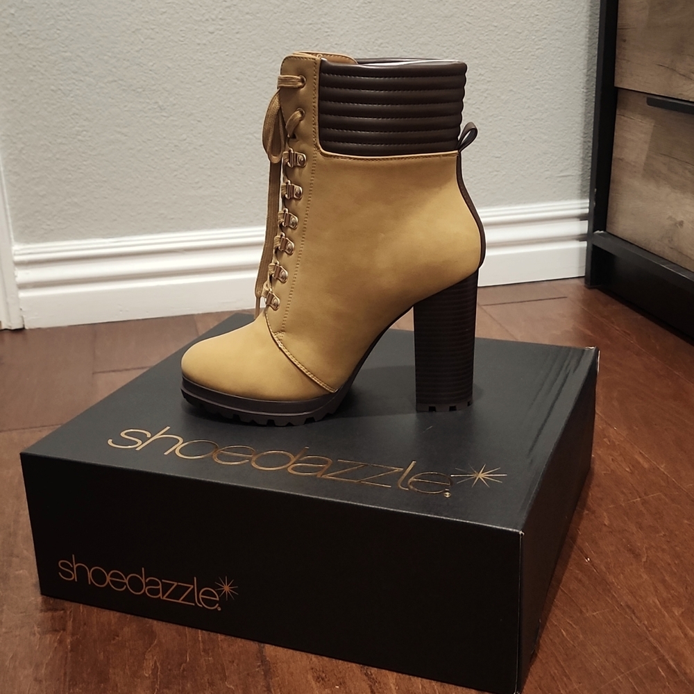 Brand New Brown and Tan Booties